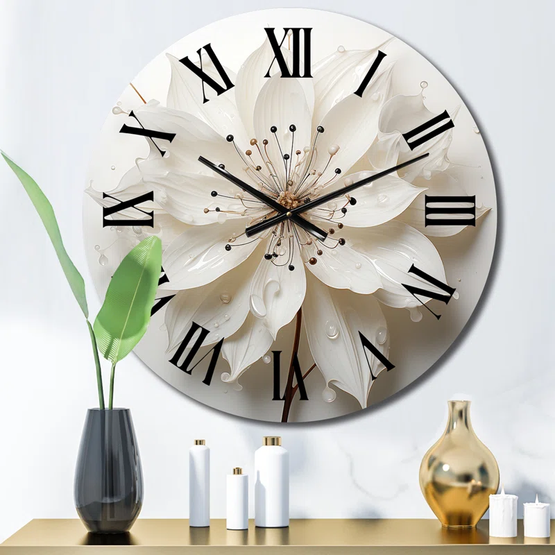 Dagheid+Blossoming+Beauty+In+Minimalism+Beauty+I+-+Minimalism+Wall+Clock-139279279 (4)